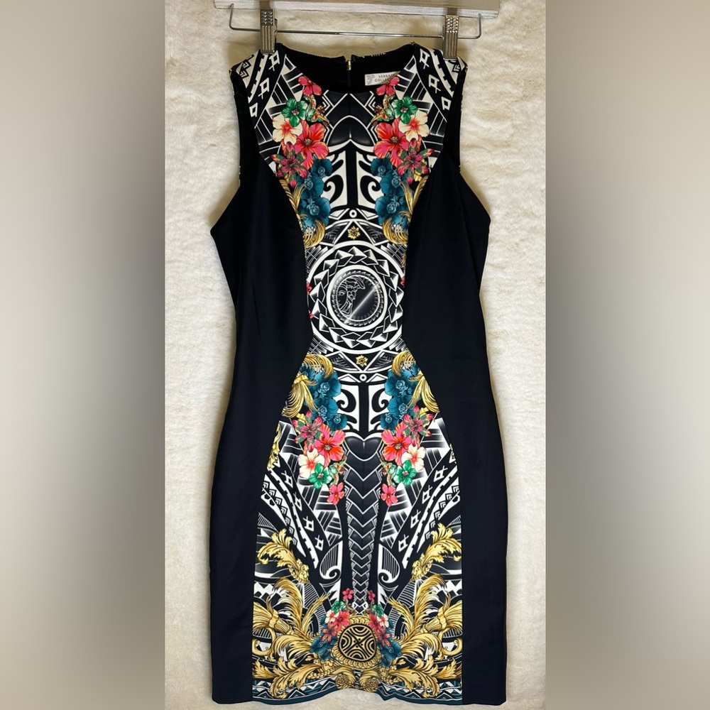 Versace dress.